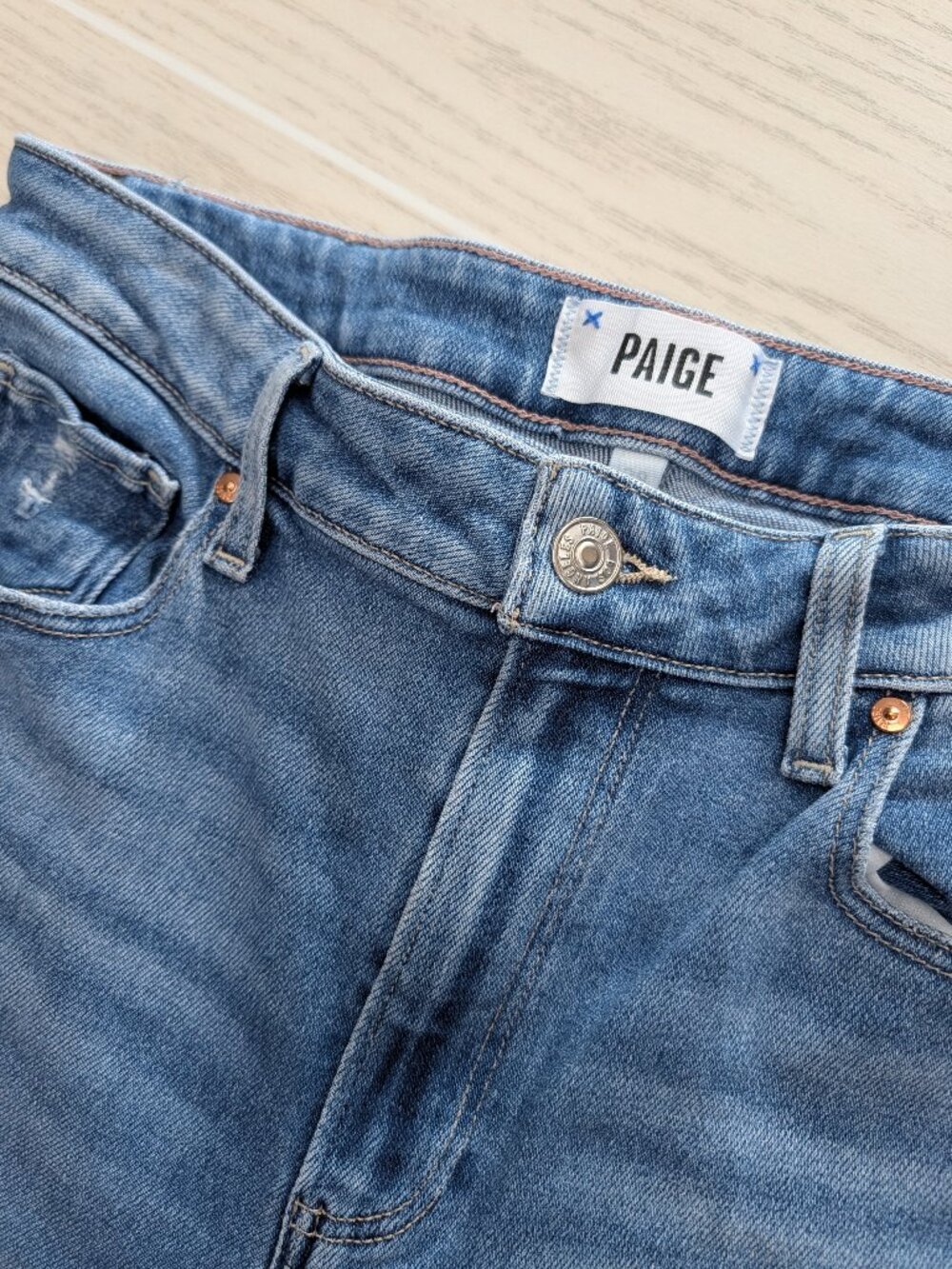 Women's Paige Stella Straight Leg Jean Size 28